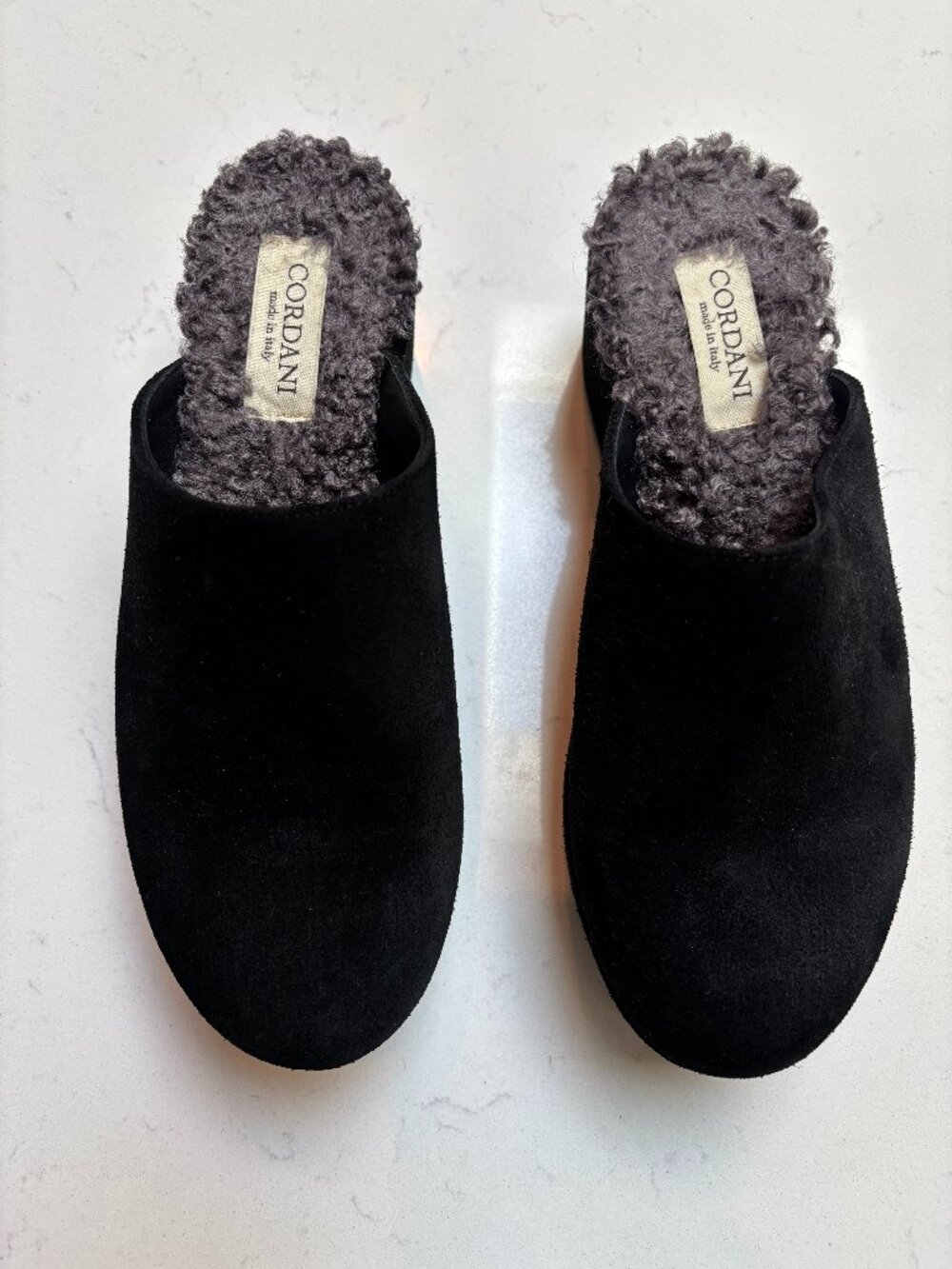Cordani Jules - Fur Suede Clog - PREFECT CONDITION